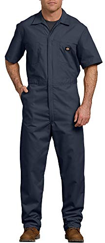 Dickies Men's Short Sleeve Coverall, Dark Navy, XX-Large Regular