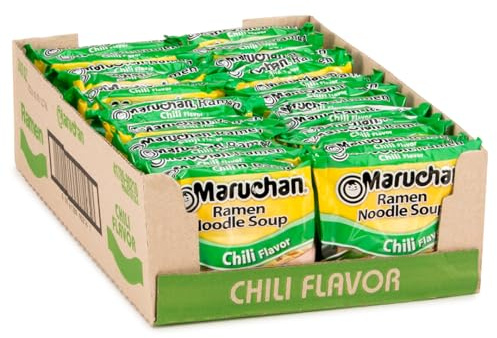 Maruchan Ramen Hot Chili Flavor, 3 Oz, 24 Ct