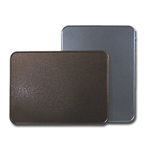 AA-Kaminwelt Ofenblech Ofenschutzblech 80 x 50 cm Antikes Silber