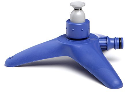 Tatay Aspersor Sectorial con Base Top Line, 15l, min, 40 m2, Conector Universal, Protección Solar, Fácil Instalación, Azul