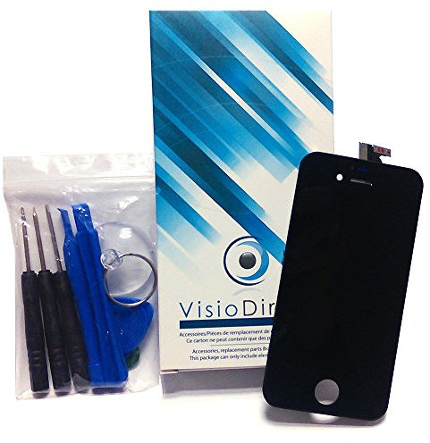 Visiodirect Ecran Complet pour iPod Touch 5 Noir vitre Tactile + ecran LCD sur Chassis + Outils