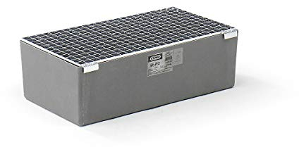 Cemo GFK-Auffangwanne 65 mit verzinktem Gitterrost