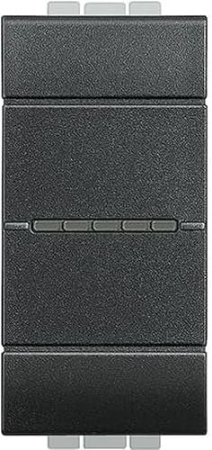 BTicino SL4051AF Livinglight Interruttore Assiale, Antracite