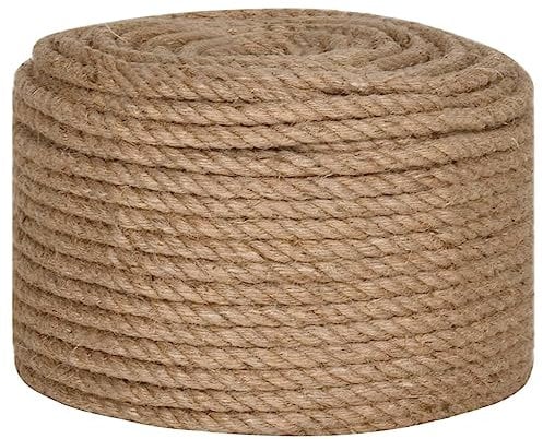 vidaXL Juteseil 100% Jute 14mm 250m Tau Seil Hanfseil Tauwerk Hanf Naturhanf