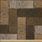 ABAKUHAUS Schokolade Stoff als Meterware, Holzparkett Motiv, Microfaser Multi Zweck Dekostoff für Kunsthandwerke, 3M (230x300cm), Hellbraun Beige