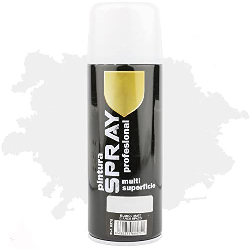 H HANSEL HOME Pintura Spray Blanco Mate 400 Ml