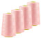 4 x 4572m Qualitäts Overlock-Garn Overlock-Nähgarn Oeko-Tex Farben 541 bis 580, Farbe:A551 pastellpink