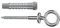 Masidef: Member of the Würth Group - Tasselli universali a 4 settori diametro 6 x 30 mm con occhiolo chiuso 25 pezzi.