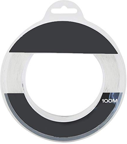 Keenso Angelschnur, 1100M Nylon Weiß Transparent Hochleistungs-Seefischerei-Schnur Super Strong Recovery UV-beständiger Fischdraht(20#)