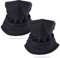 Arcweg Schlauchschal Herren Damen Winter Elastisch Halstuch Multifunktionstuch Windabweisend Halswärmer Warm Fleece Gefüttert Nackenwärmer für Outdoor Radsport Ski Motorrad Laufen Schwarz 2PCS