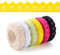 6 Rollen farbe Spitzenband Selbstklebende bunt borte Vintage Dekoband Spitze Bänder Bordüre Spitzenbort Stoffband Selbstklebend Bänder Spitzenband Selbstklebende Weiß Beige rose Grün Gelb Schwarz