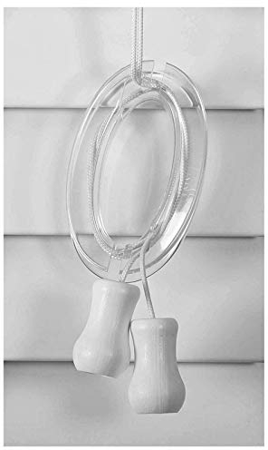 Iba Innovations Blind Cord Winder - No Wall Damage Safety Blind Cord Wrap Cleat Alternative (Clear, 4 - Pack)