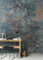 Rasch Tapete 429626 - Fototapete auf Vlies im Industrial Look mit Metall-Optik in Blau und Braun - 3,00m x 2,12m (LxB)