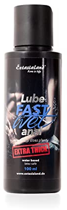 Fastwet® Anal extra thick Gleitmittel - Gleitgel Analverkehr und Analsex, Sexspielzeug für Frauen und Männer - extra dicke Gleitcreme Anfänger & Fortgeschrittene 100ml