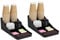 Mind Reader 2COMP7-BLK 7-Compartment Coffee Cup and Condiment Dispenser, Countertop Organizer, Set of 2, 15.5 L x 7.25 W x 5.25 H, Plastic, Black