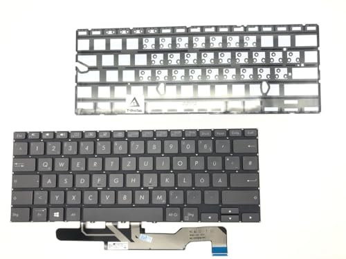 DEUTSCHE - Tastatur Keyboard Schwarz kompatibel für Asus ZenBook Flip 13 UX362FA