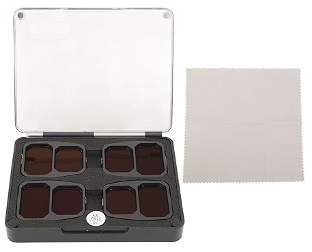 4-teiliges ND-Filter-Set für Air 3-Drohnenkamera mit Aluminiumrahmen, Optisches HD-Glas Mehrschichtige Beschichtung, Sicheres -Design