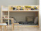 Aufkleber passend für Ikea KURA Bett Sticker Kinderzimmer Baustelle Bagger Betonmischer LKW Spielzimmer Deko Bettaufkleber KB3032 (FrontSticker 1tlg.)