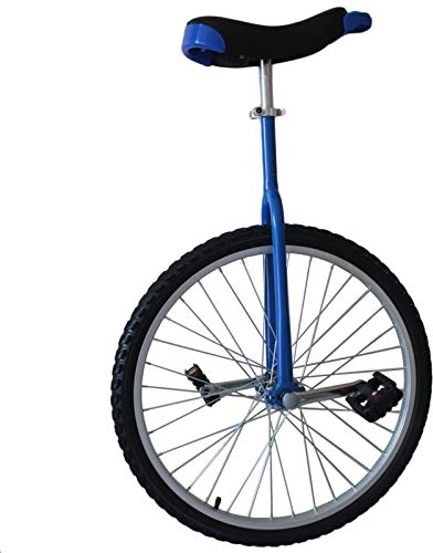 Trainer-Einrad für Kinder/Erwachsene, großes Balance-Einrad, 24 Zoll, für Erwachsene/Teenager/Mädchen/Jungen, Einrad für Damen/Herren mit Leichtmetallfelge und verstellbarem Sitz, bestes Geburts