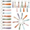 Bekeify 60Pcs Porte-Clé Cadeau Noel Porte Clef Femme Cadeau Porte-Clés Original Cadeau Amie Idee Cadeau Collègue Meilleure Amie Cadeau Amitié Fils Fille Soeur Frere Collègue Pour Inspiration Encourage
