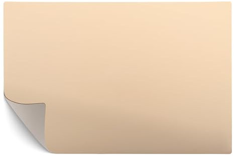 murando - Tapis Vinyle de décoration Moderne 180x120 cm - Tapis PVC Grand Antidérapant Salon Chambre Cuisine Salle de Bain Doux Luxueux Décoratif Résistant à l'eau Durable Beige f-A-10169-bi-a