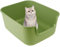 Caja de Arena para Gatos medianos, Lados Profundos y Altos Que sostienen Toda la Arena Bien Oculta en Muebles, Bandeja Antiadherente fácil de Limpiar (Verde M)