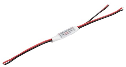 Brightium Mini RGB Verstärker für LED-Streifen, Signalleistung, einfache Installation, ideal für Erweiterungen und größere dekorative Lichtlängen.
