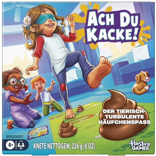 ACH du Kacke! Spiel mit Drehscheibe für tierischen Spaß - Deutsche Fassung