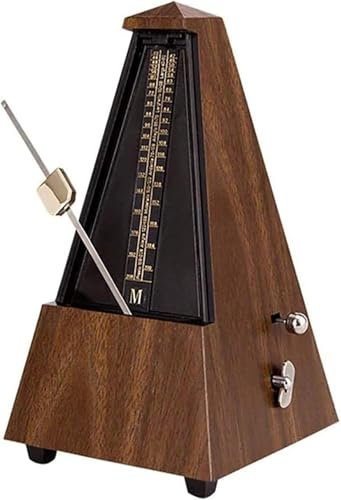 Mechanisches Metronom, antikes mechanisches Metronom, mechanisches Metronom mit Akzentglocke, präziser Takt, for Klavier, Gitarre, Violine, Schlagzeug und andere Instrumente, lauter Klang.