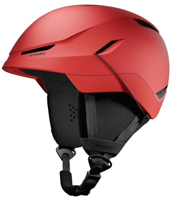 ATOMIC Revent Kinder Skihelm Red Gr. 55-59 Komfort und Schutz für Junge Skifahrer. Verstellbar, modern, robust - ideal für Skiausrüstung Kinder mit coolem Design.