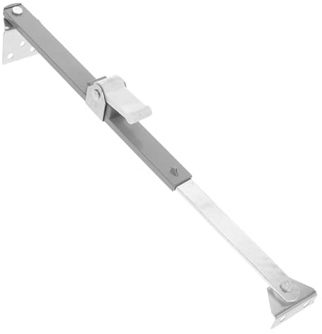 LIFKOME Limitador de Ventana Abatible de Acero Inoxidable Retenedor Ajustable para Seguridad Ventanas y Puertas Mecanismo Bloqueo Anticaída y Protección contra Compatible con Múltiples