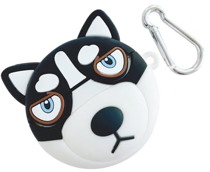 Warmhm Husky Wireless Headset Case Silicone Cover for Pro Anti-drop Protective Earbuds Case with Skin-friendly Touch Scratch-resistant Cover for Generation Random Color