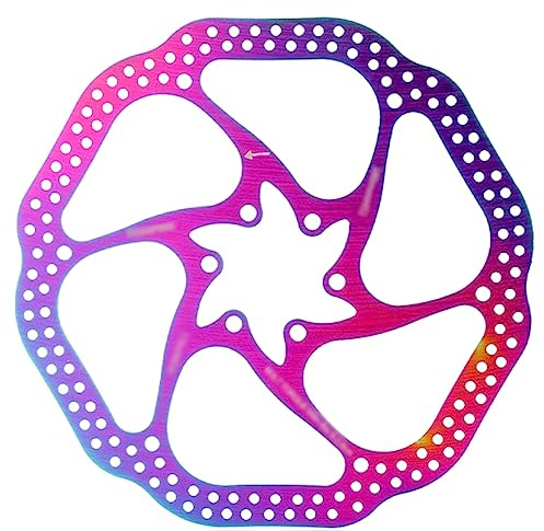1 Satz Fahrrad-Scheibenbremsrotoren 160 mm/180 mm aus Edelstahl mit 6 Schrauben for MTB, BMX und Rennräder(180mm)
