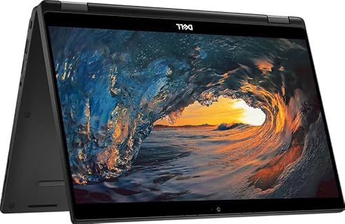 Dell Latitude 7390 2 en 1 Ordenador portátil profesional, pantalla táctil FHD de 13,3, Intel Core i5-8350U, 8 GB de RAM, 256 GB SSD, teclado QWERTY US, Windows 11 Pro (Reacondicionado)