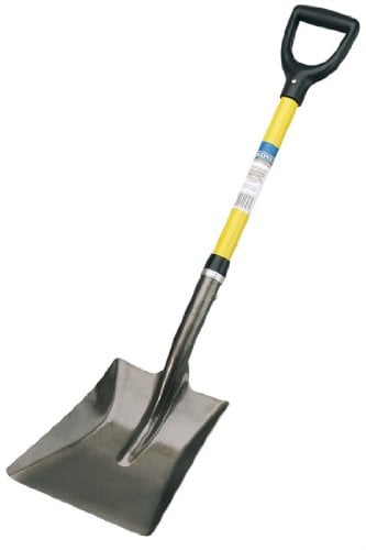 Draper 57567 Schaufel mit quadratischem Schaufelblatt und Glasfasergriff