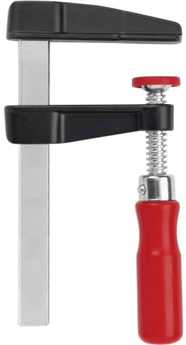 Bessey LM20/10 LM Die-Cast Zinc Screw Clamp, Red/Black, 200/100 mm