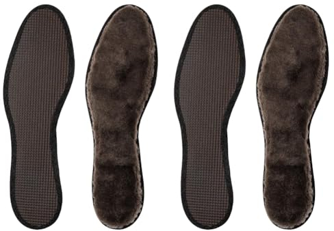 Bama Royal Komforteinlegesohle aus feinem Lammfell für besonders starke Kälte, Unisex Winter Wärme Einlegesohle, für feste Winter Schuhe, 42