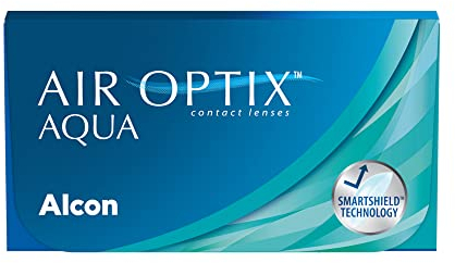 Air Optix Aqua Monatslinsen weich | 6 Stück | BC 8.6 mm | DIA 14.2 mm | -03.50 Dioptrien