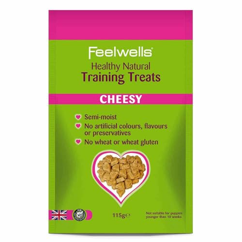 Feelwell's Semi moist Training Treats Cheesy 115 g (Pack of 7)