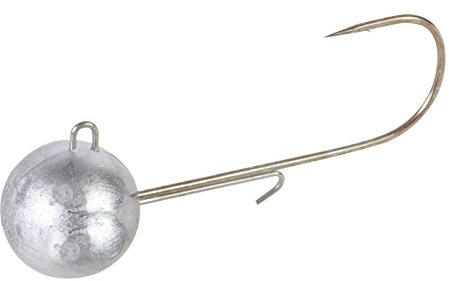 Fox Rage Jigköpfe Round Jigs Jighaken, Jigkopf für Gummifische, Verschiedene Größen & Gewichte zur Auswahl, Kunstköder Gr. 1, 1/0, 2/0, 3/0, 4/0, 5/0, 6/0