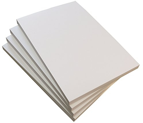 Druckerei Scharlau 1x Notizblock blanko 100 Blatt, DIN A6, Qualitäts-Offset-Papier 80g/m² (22207)