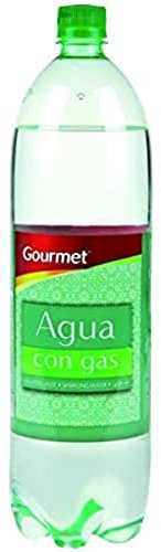 Marca Gourmet - Agua con Gas - Paquete de 6 x 1000 ml - Total 6000 ml