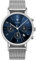 Junkers Dessau Analog Quarzuhr Chronograph Edelstahlarmband Saphirglas blau 9.19.01.01.M