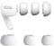 sciuU Gommini Auricolari in Silicone Compatibile con Apple Airpods PRO (Airpods 3), [3 Paia] Custodia di Ricambio, Cover Earbuds, 2 Medio + 1 Grande, Bianco