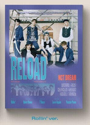 NCT Dream Reload New Album Rollin' Version CD+1p Folding Poster On Pack+72p Booklet+1p PhotoCard+1p Circle Card+Message PhotoCard Set+Tracking Kpop Sealed