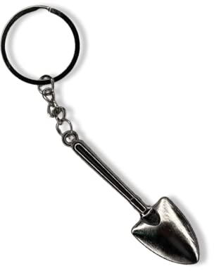 Mini Schaufel als Anhänger in Silberfarbe ca. 7cm groß Sniffer Snorter Snuff Snorter Powder Löffel Smoking Zubehör Charm