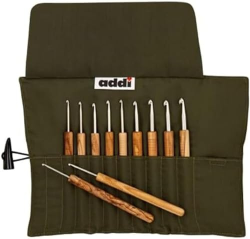 Addi - Addi Wrap Olivenholz (2,00-6,00 mm) Häkchen Hakengehäuse - 1 Stück