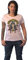 Guns N Roses T Shirt Slash 85 Band Logo Nouveau Officiel Femme Skinny Fit Blanc Size XXL