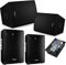 IBIZA SOUND LIGHT - Pack Sono DJ 2400W - 4 Enceintes 600W - Table de Mixage - Câbles Speakon - Soirée - Salle des fêtes - Anniversaire