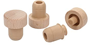 Kaminfix Essig & Öl Spender - Ersatz Ausgießer, handgefertigt und einzigartig im Design Made in Germany authentisch chic und zeitlos (2 x Ausgießer, beige)